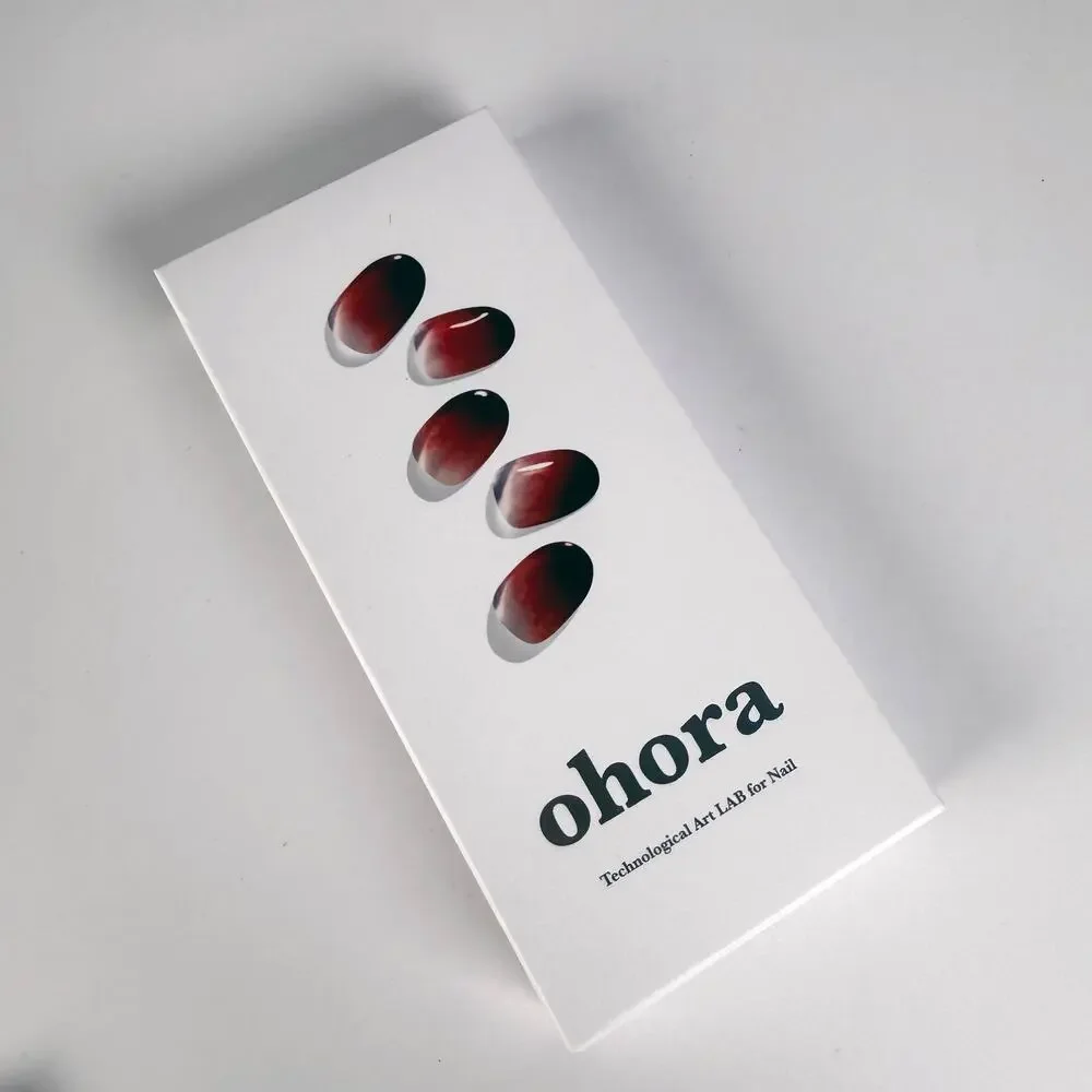 Ohora N Blood Drop Semi Cured Gel Nail Polish Strips ND-062-G Halloween Spooky